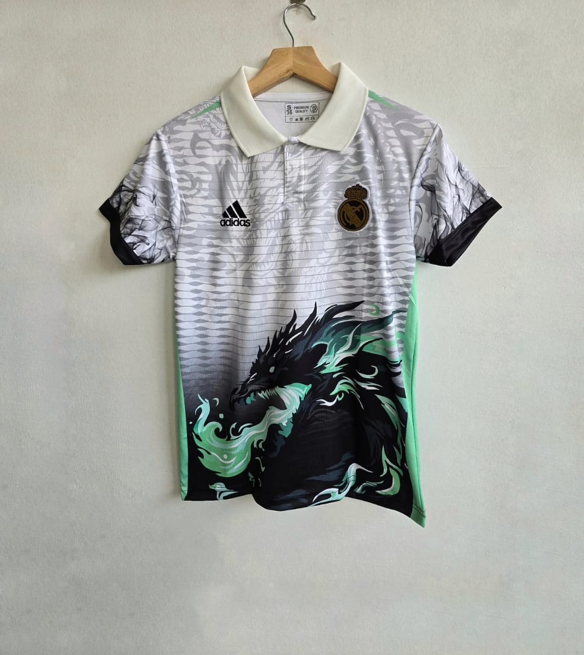 Real madrid x green dragon special edition half sleeves kit