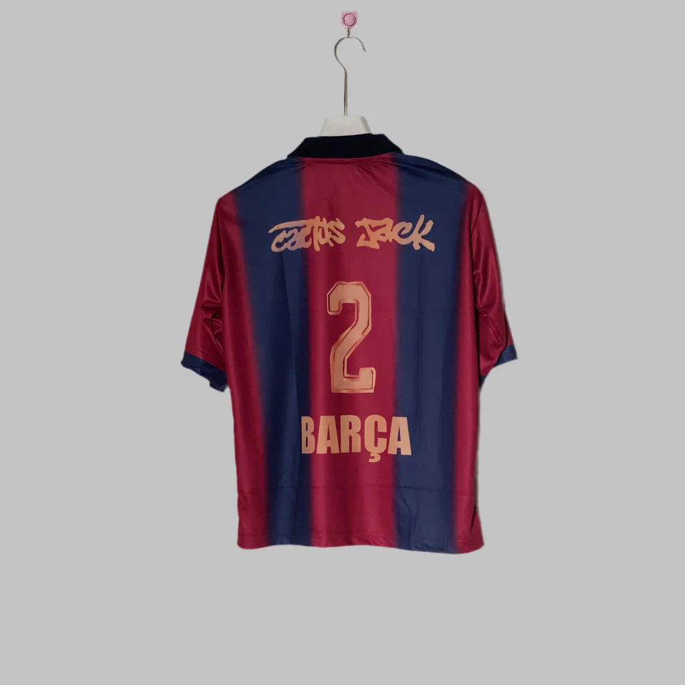 Fc Barcelona X CJ travis scott half sleeve limited edition retro