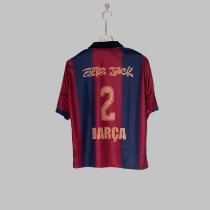 Fc Barcelona X CJ travis scott half sleeve limited edition retro