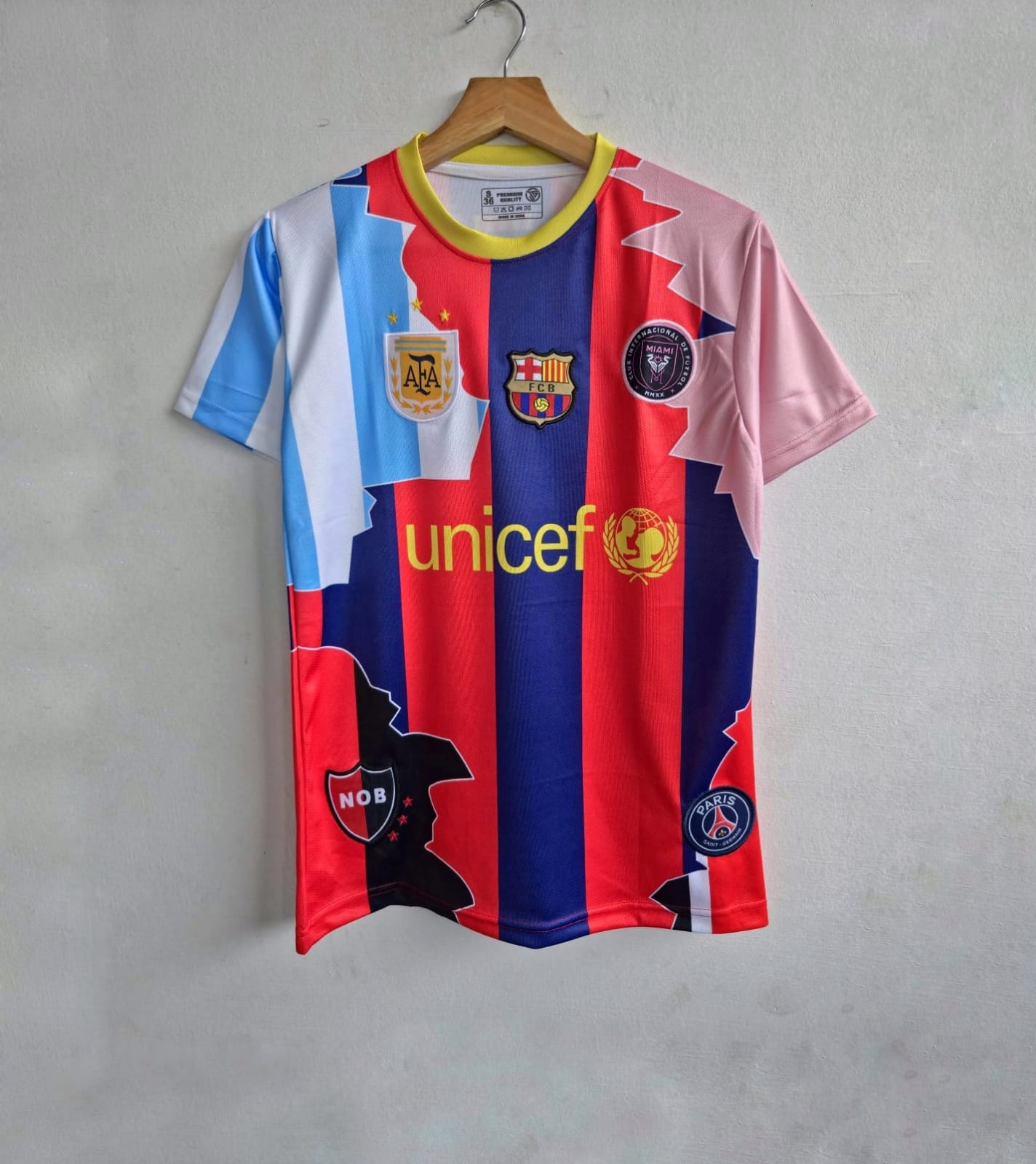 Limited edition messi all tribut half sleeves