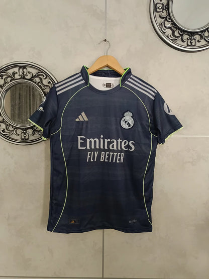 Real madrid 25-26 away half sleeves kit