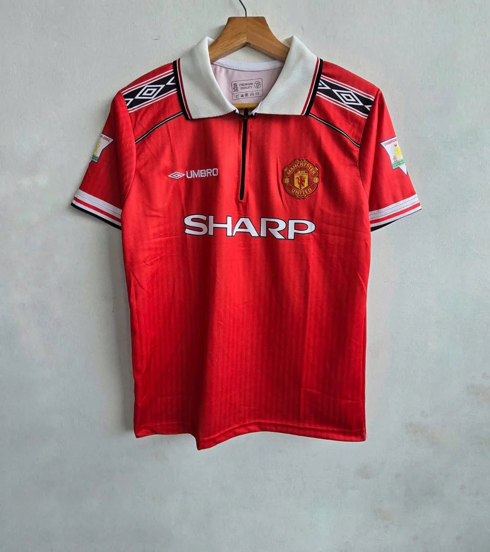 Manchester United 1998-99 D. Beckham half sleeves
